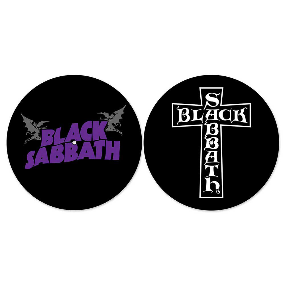 BLACK SABBATH - (OZZY OSBOURNE 追悼 ) - Purple Logo & Cross Logo / 2枚セット