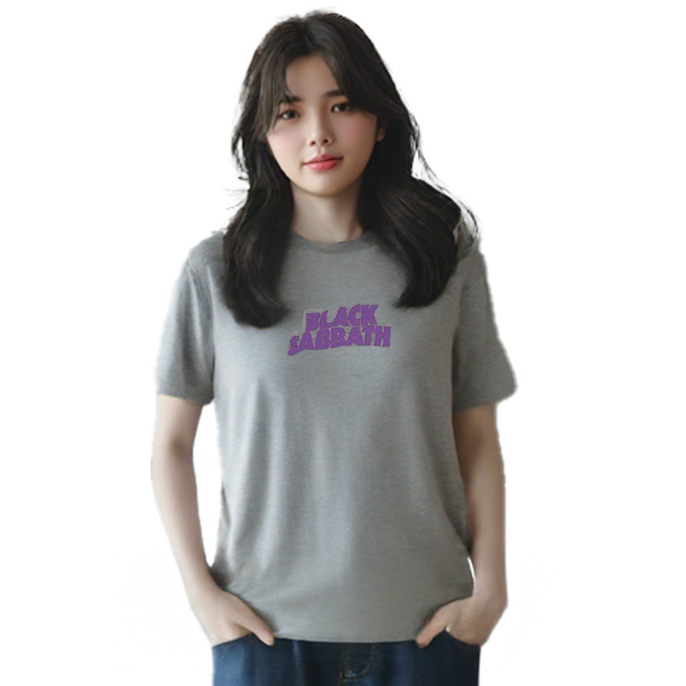 
                  
                    BLACK SABBATH ブラックサバス (OZZY OSBOURNE 追悼 ) - Mini Wavy Logo / Tシャツ / メンズ
                  
                