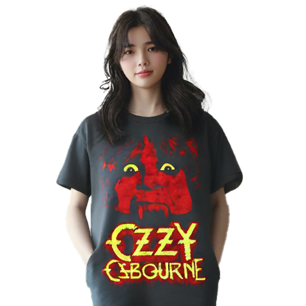 
                  
                    OZZY OSBOURNE オジーオズボーン - Yellow Eyes Jumbo / Tシャツ / メンズ
                  
                