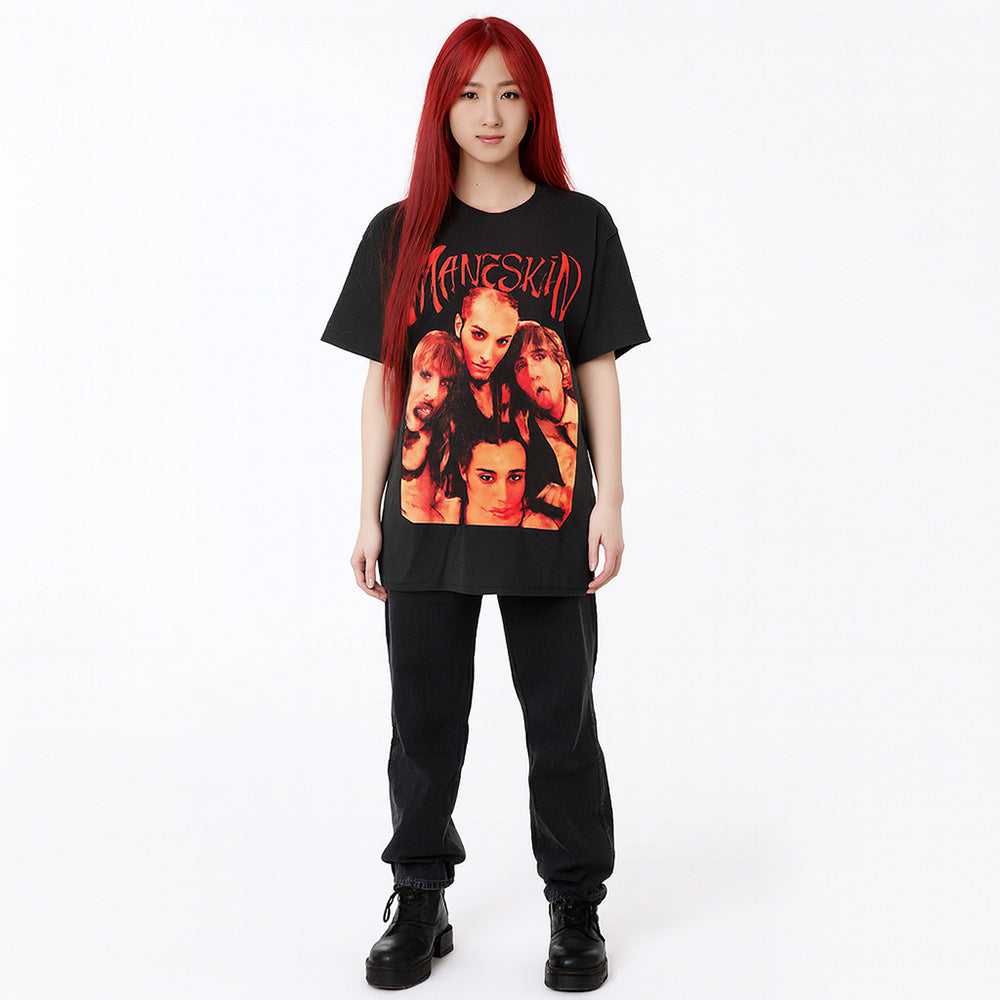 
                  
                    【予約商品】 MANESKIN マネスキン (ダミアーノ・デイヴィッド 10月 来日 ) - Group Photo / Tシャツ / メンズ
                  
                