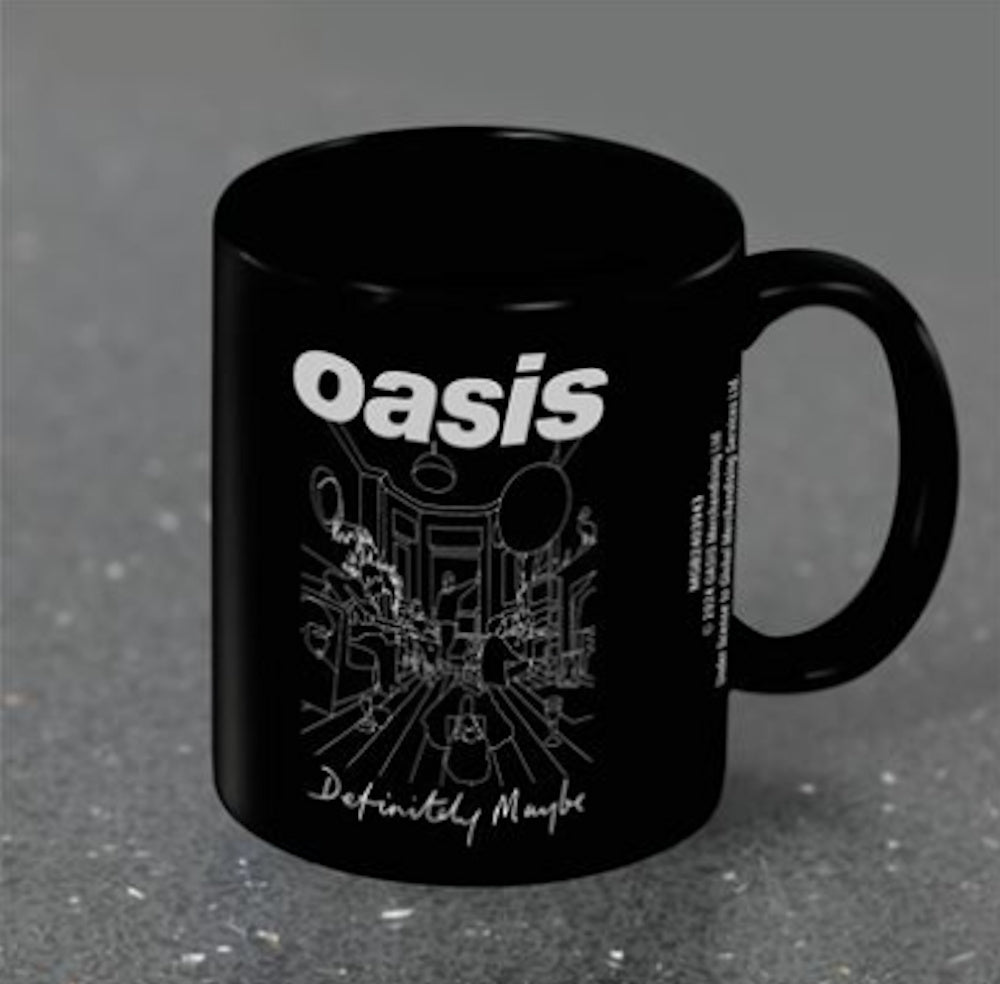 
                  
                    OASIS オアシス (10月 来日 記念 ) - DEFINITELY MAYBE BLACK POD MUG / マグカップ
                  
                