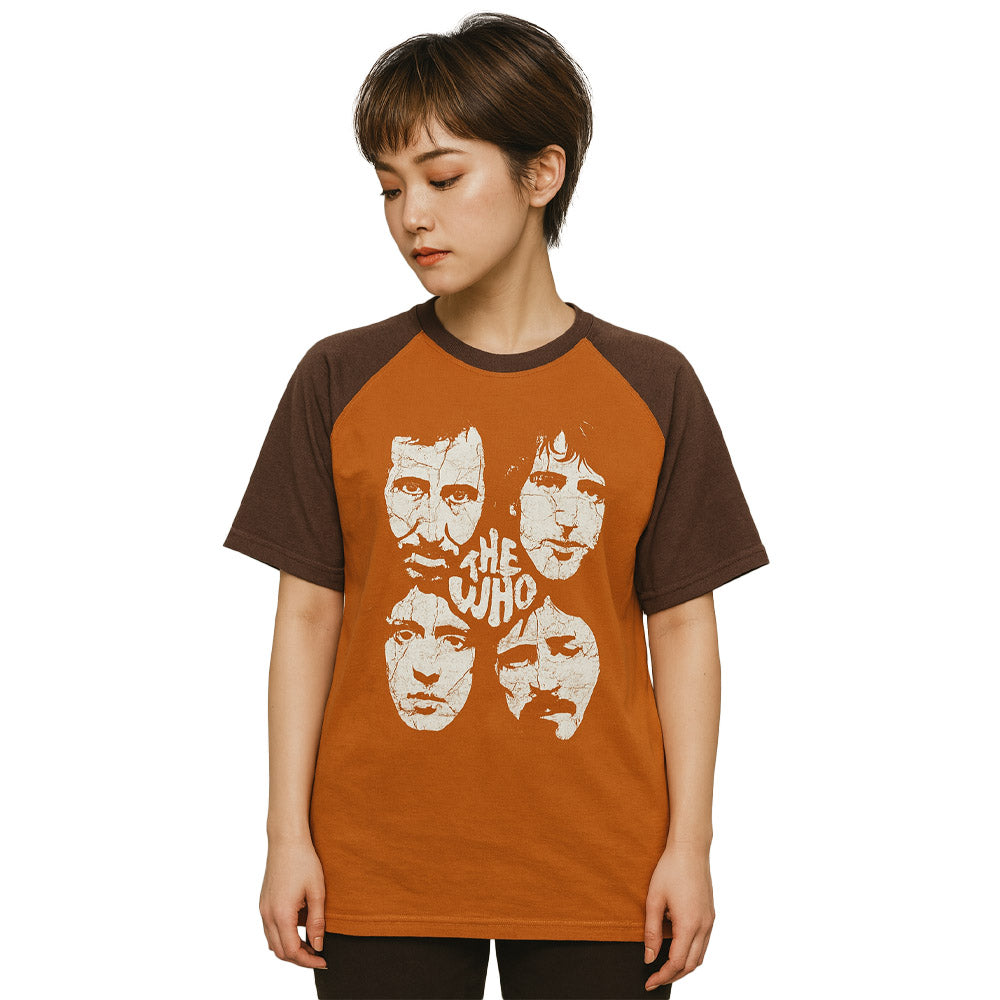 
                  
                    【予約商品】 THE WHO ザ・フー (映画公開記念 ) - Faces / 半袖ラグラン / リンガー / Tシャツ / メンズ
                  
                