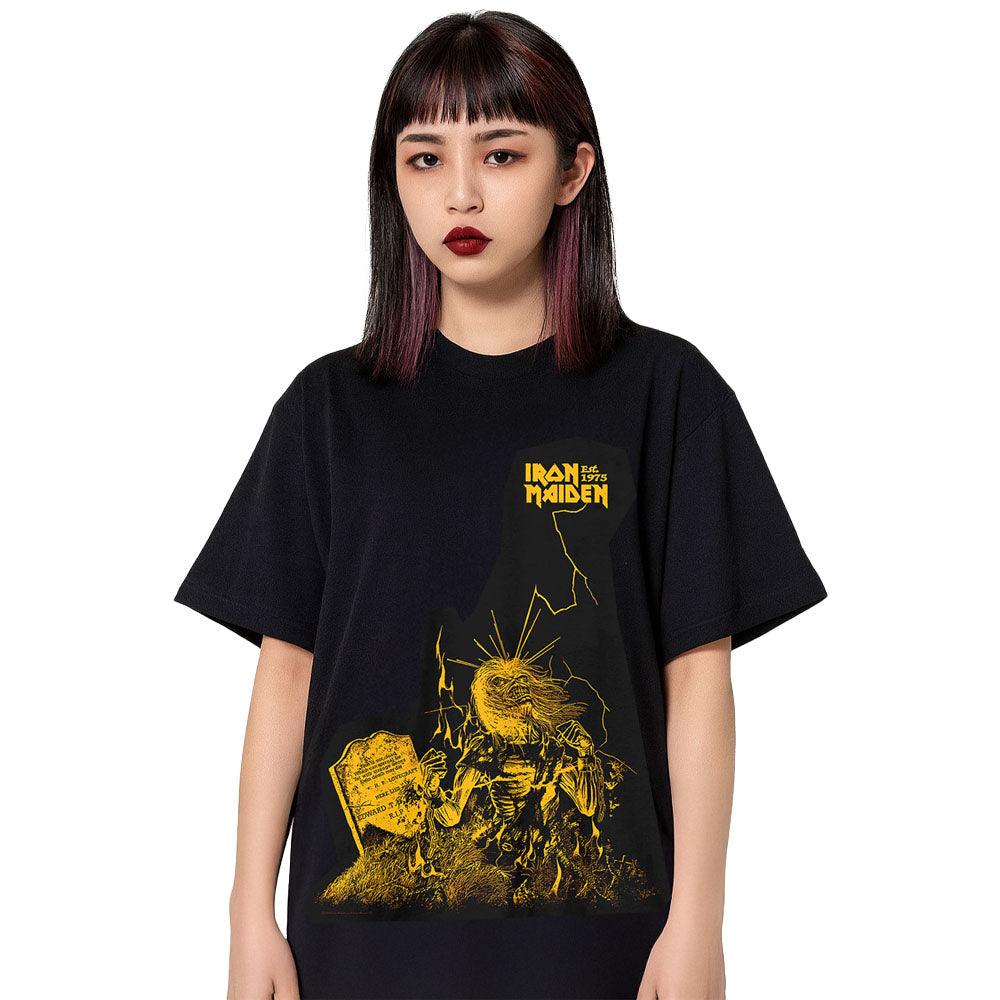 
                  
                    IRON MAIDEN アイアンメイデン (結成 50周年 ) - Est.1975 Life After Death Lightning / Tシャツ / メンズ
                  
                
