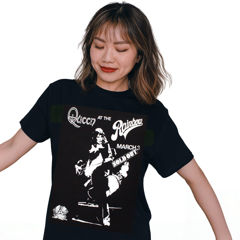 
                  
                    QUEEN クイーン (初来日50周年 ) - Live Rainbow / Tシャツ / メンズ
                  
                