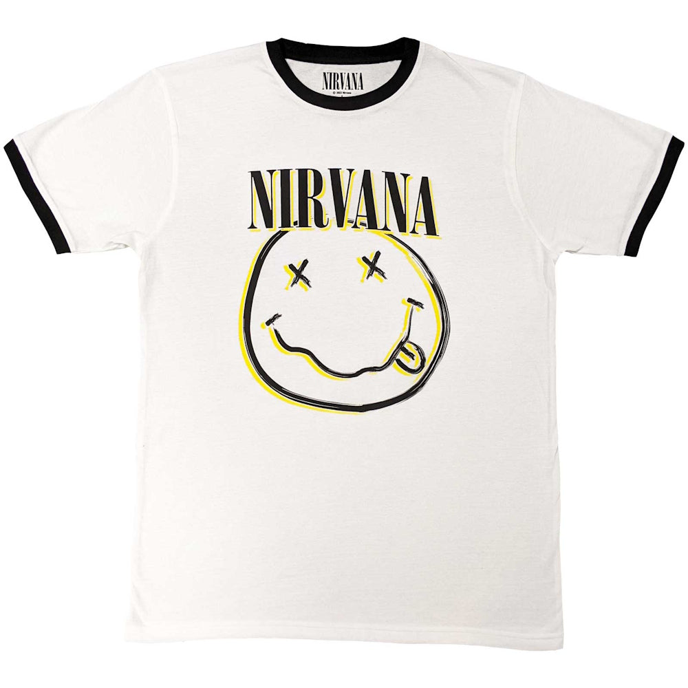NIRVANA - Double Happy Face / White / リンガー