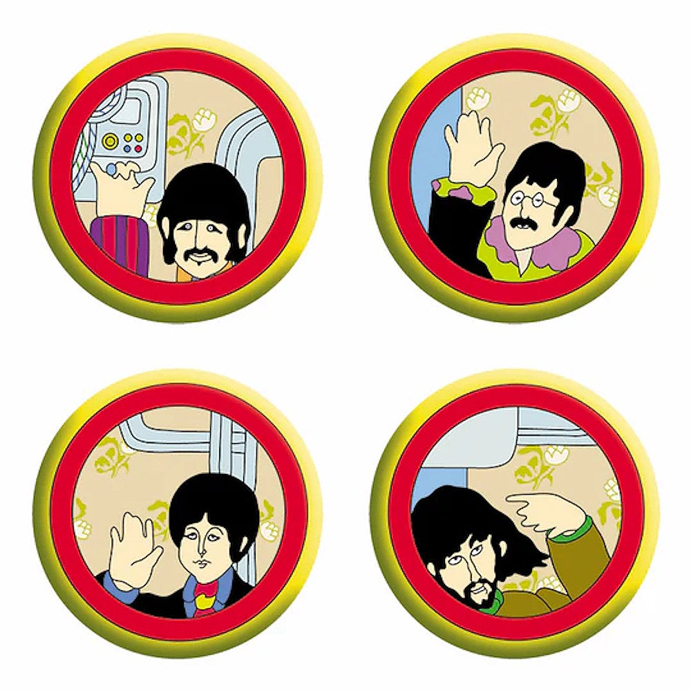 THE BEATLES - (結成 65周年 ) - Yellow Submarine Windows ボタンセット