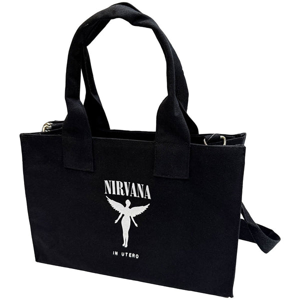 【新品】Insomnia NIRVANA他 12枚セット 2・3 NIRVANA ニルヴァーナ - In Utero / Black / Back Print / トート