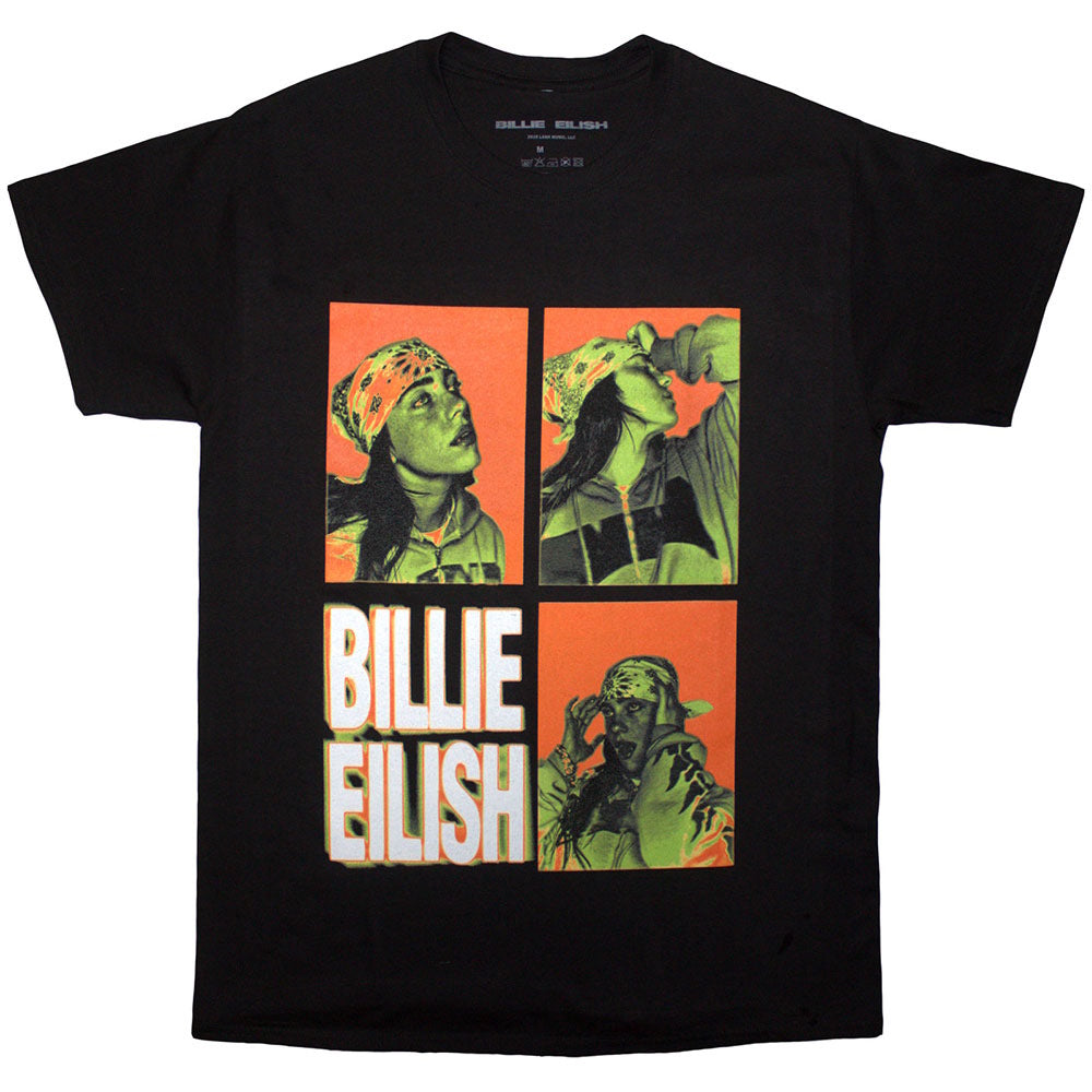 BILLIE EILISH - 3 Photo Logo / Black