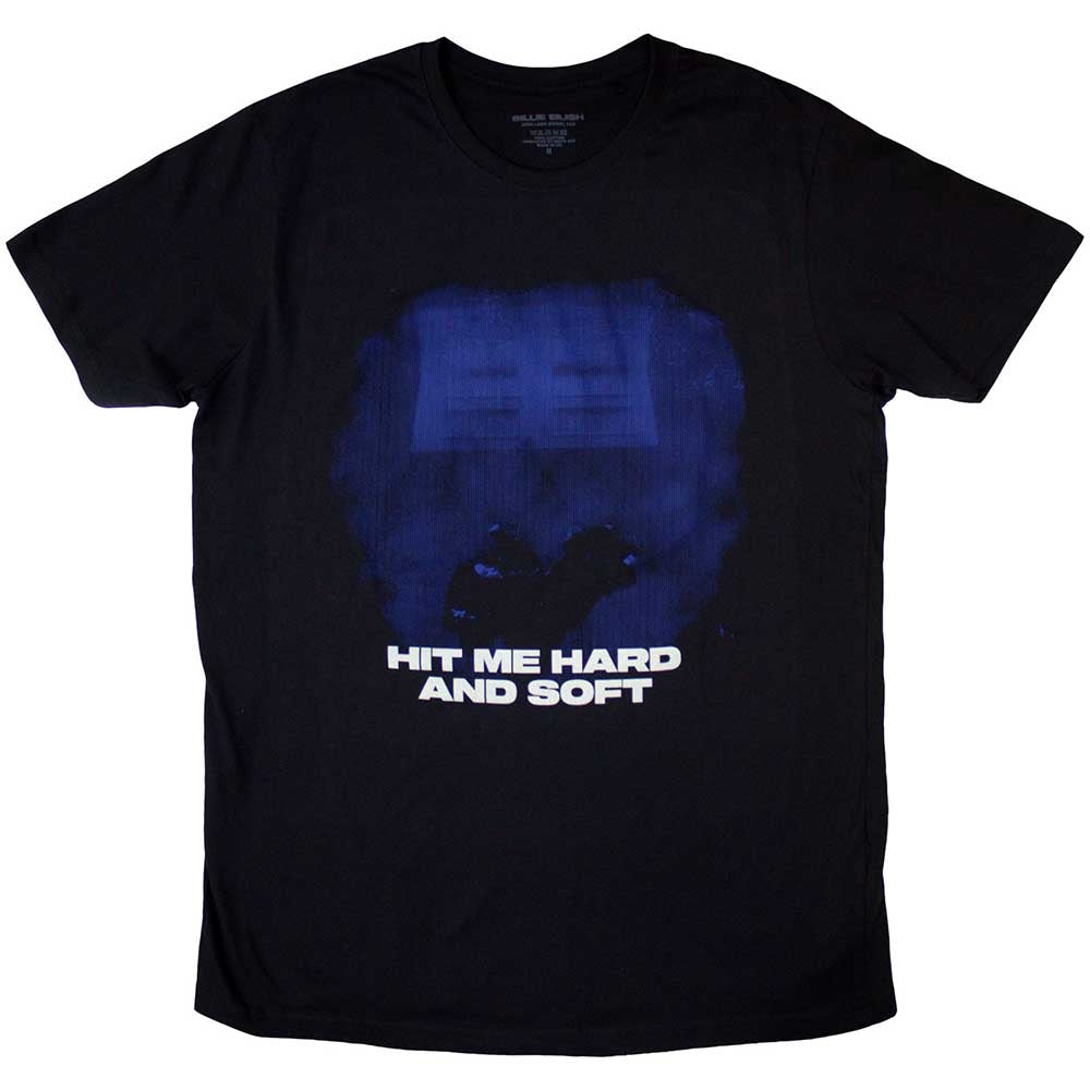 BILLIE EILISH - Hit Me Hard And Soft Blue Lines / オーガニックコットン / Black