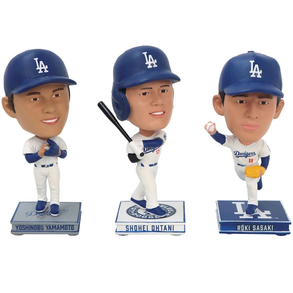LOS ANGELES DODGERS（MLB） - MLB公式 開幕戦 2025 東京シリーズ 記念 / Ohtani Yamamoto Sasaki 3体セット 限定ボブルヘッド