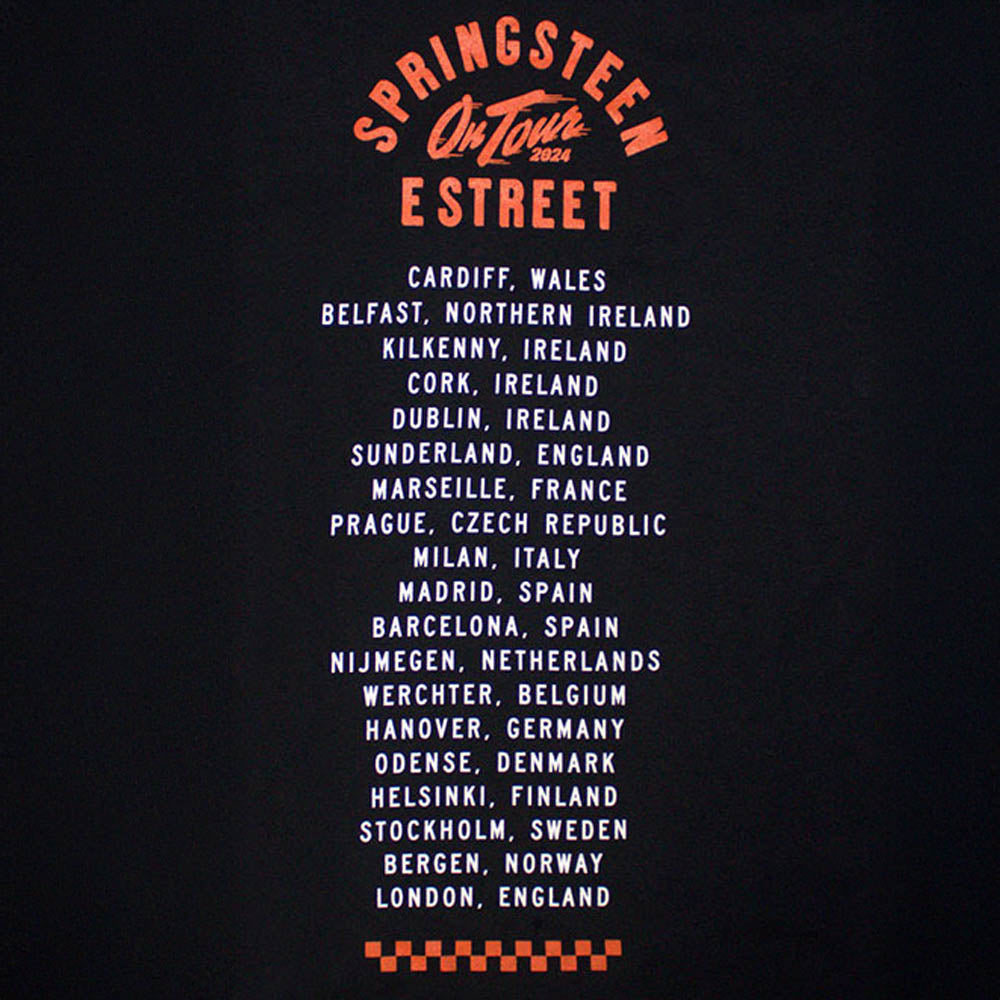 
                  
                    BRUCE SPRINGSTEEN ブルーススプリングスティーン (11月 映画公開 記念 ) - Tour '24 Wheel / バックプリントあり / 2024年ツアー会場限定販売 / Tシャツ / メンズ
                  
                