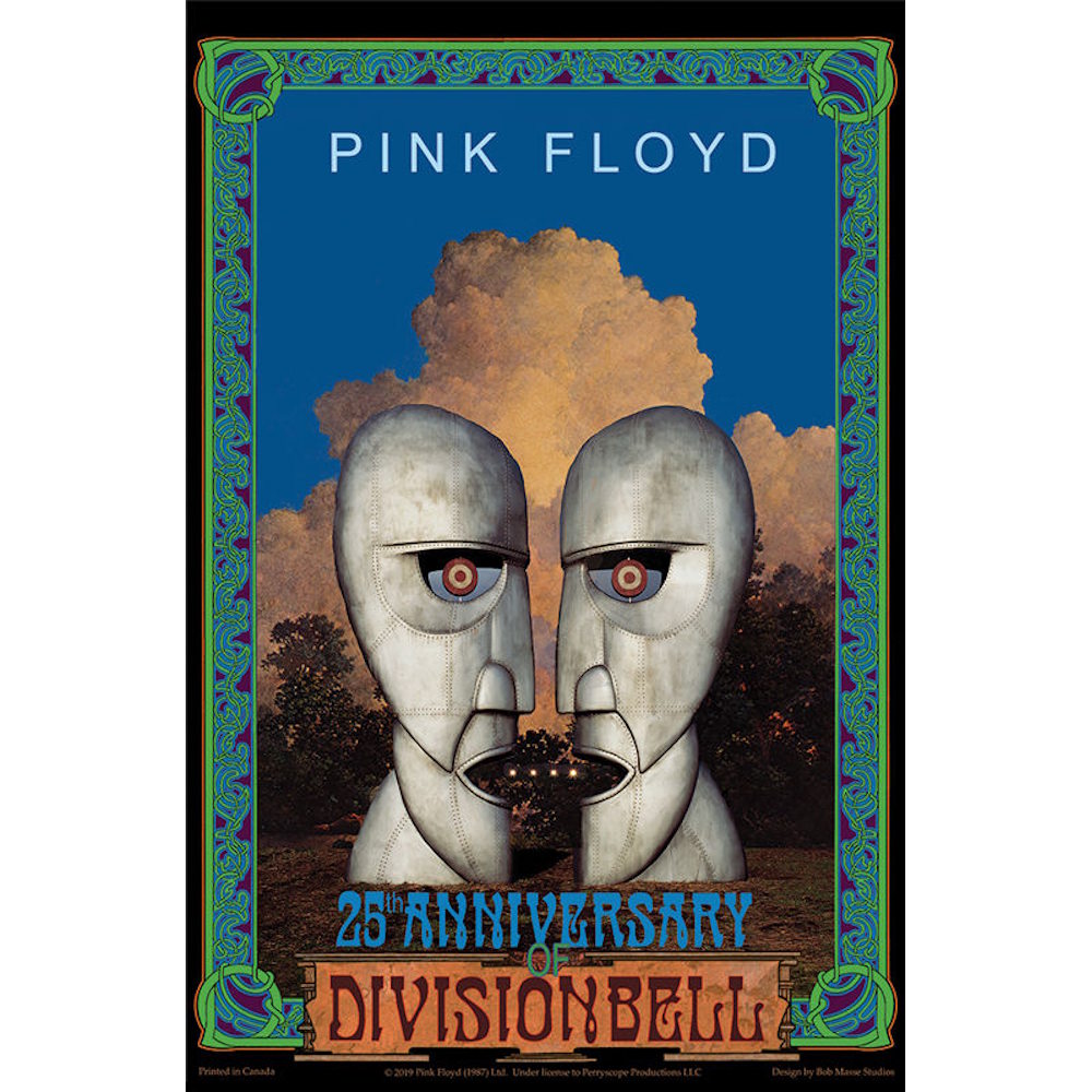 PINK FLOYD - (結成 60周年 ) - Division Bell 25th Anniv Concert Poster / Bob Masse