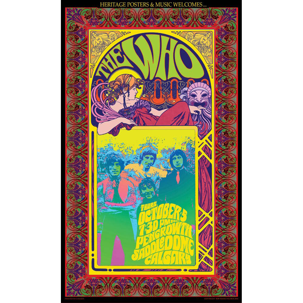 THE WHO - Concert Poster / Bob Masse