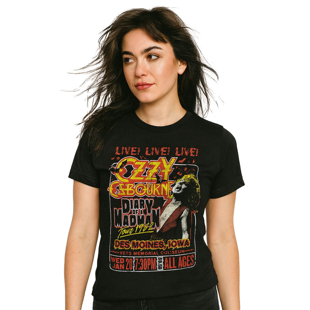 
                  
                    OZZY OSBOURNE オジーオズボーン (追悼 ) - Diary of a Madman Tour / Tシャツ / メンズ
                  
                