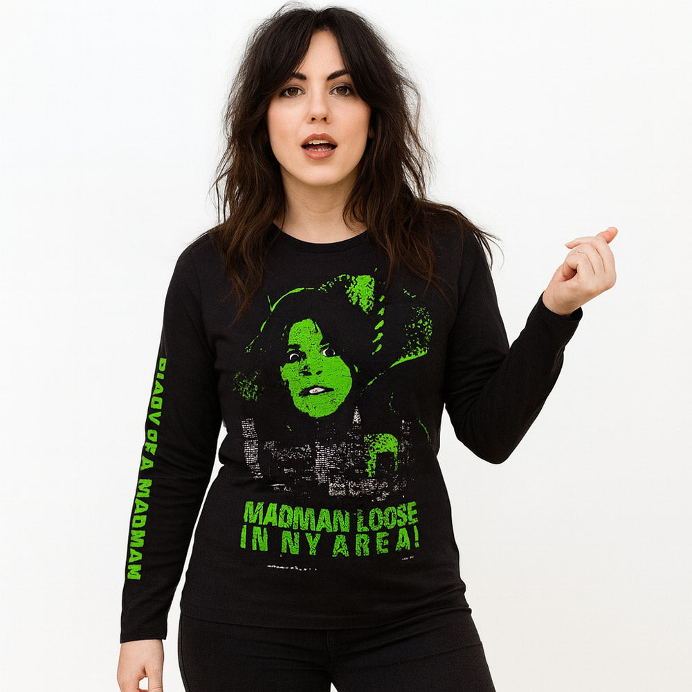 
                  
                    OZZY OSBOURNE オジーオズボーン (追悼 ) - Madman Loose / バックプリントあり / スリーブプリントあり / 長袖 / Tシャツ / メンズ
                  
                