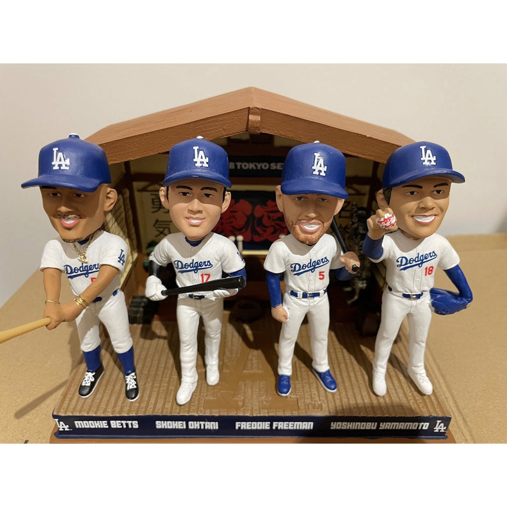 
                  
                    LOS ANGELES DODGERS（MLB） - MLB公式 ドジャース / All Eyez On LA 限定ミニ・ボブルヘッド / 大谷翔平 ムーキー・ベッツ フレディ・フリーマン 山本由伸 4体セット〈 世界2025個限定 〉
                  
                
