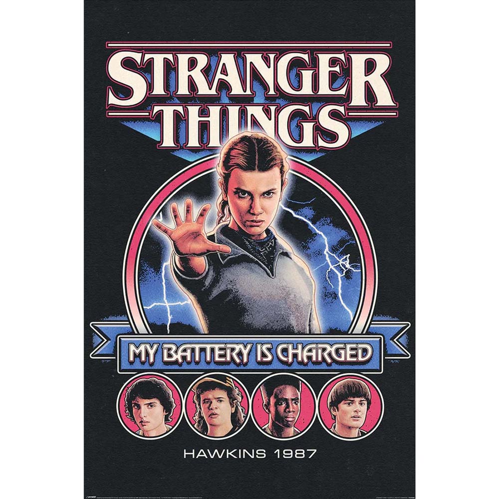
                  
                    STRANGER THINGS - (シーズン5 2025年配信決定 ) - MY BATTERY IS CHARGED
                  
                
