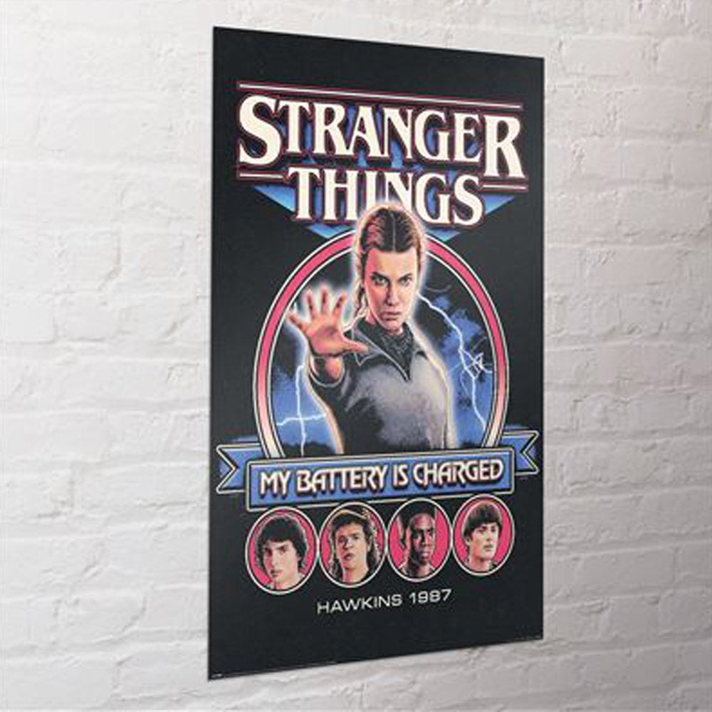 
                  
                    STRANGER THINGS ストレンジャー・シングス (シーズン5 2025年配信決定 ) - MY BATTERY IS CHARGED / ポスター
                  
                