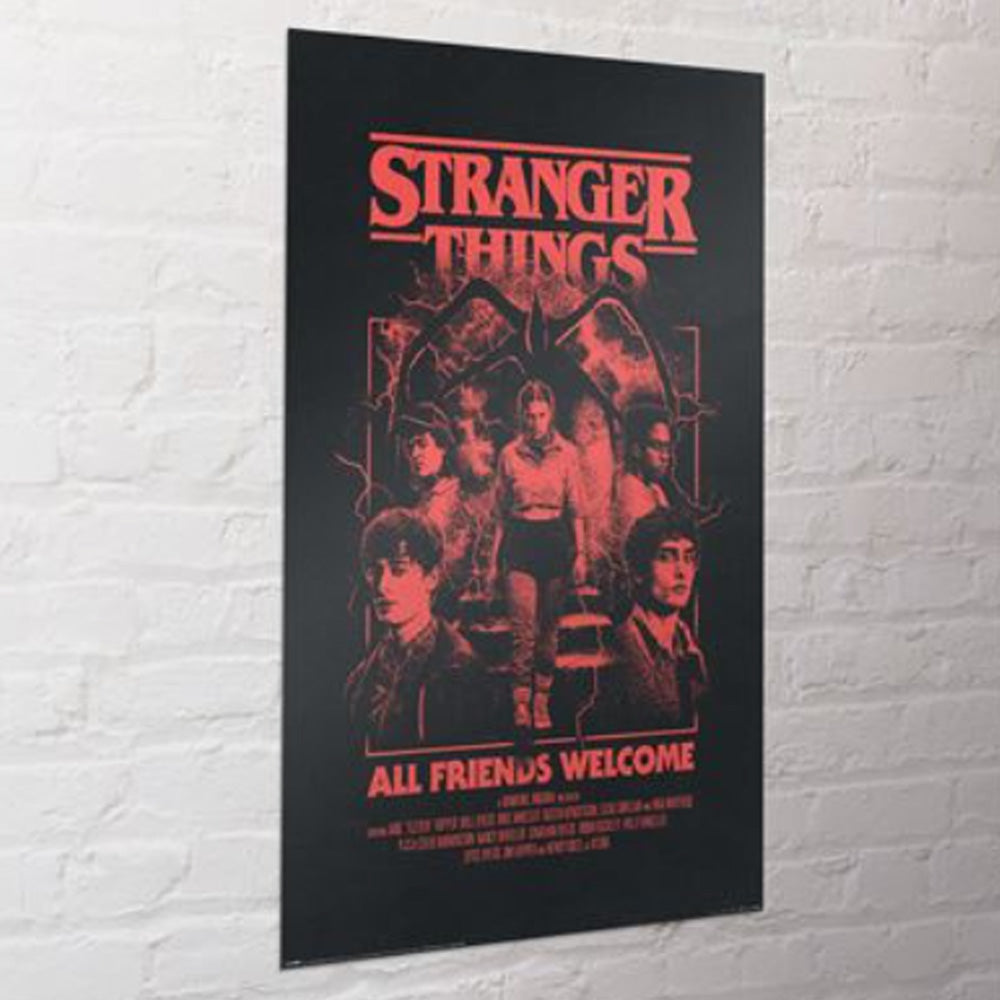 
                  
                    STRANGER THINGS ストレンジャー・シングス (シーズン5 2025年配信決定 ) - ALL FRIENDS WELCOME / ポスター
                  
                