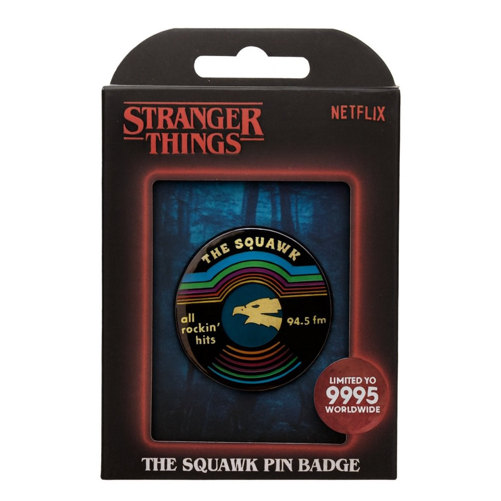 STRANGER THINGS ストレンジャー・シングス - The Squawk Pin Badge / 世界限定9,995個 /  Season 5 / バッジ