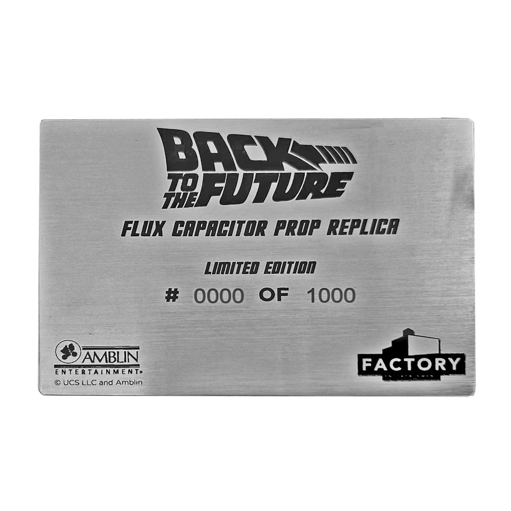 
                  
                    【予約商品】 BACK TO THE FUTURE バックトゥザフューチャー (劇場公開 40周年 ) - Flux Capacitor Limited 1000 Prop Replica / 限定版 / フィギュア・人形
                  
                