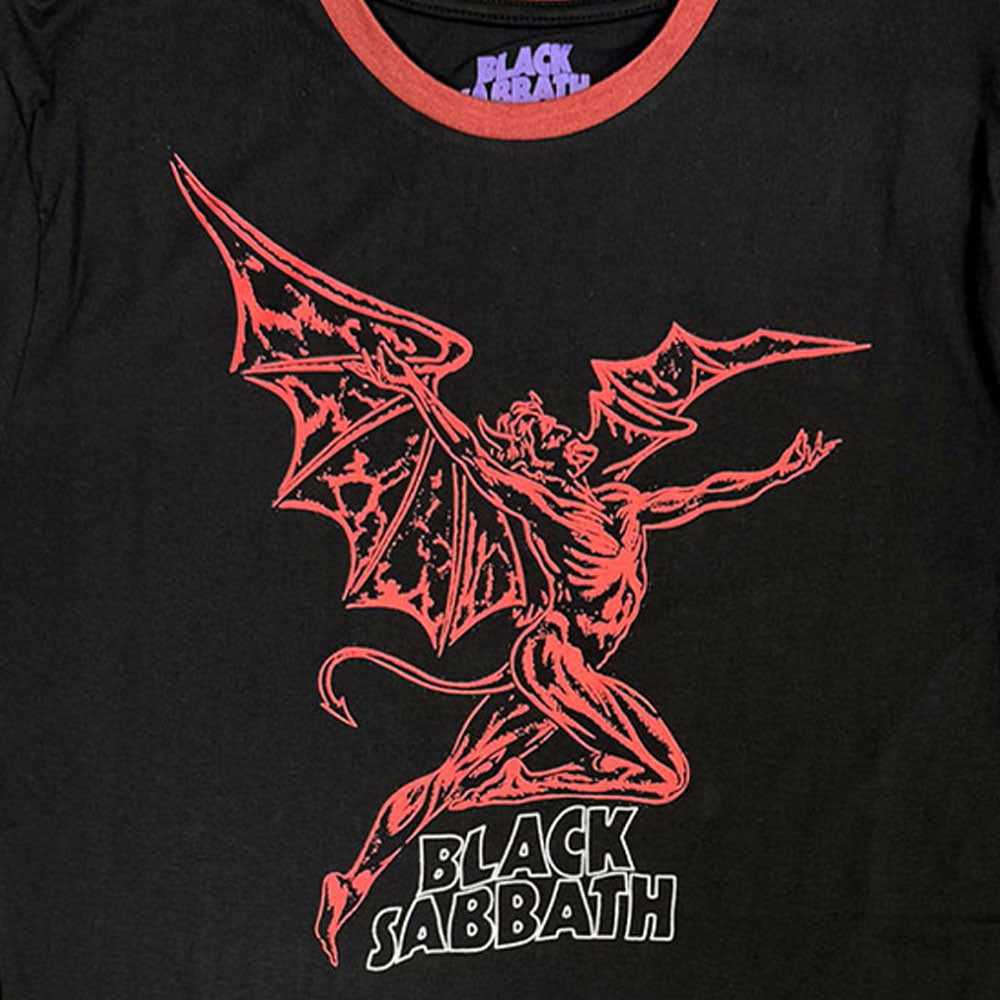 
                  
                    BLACK SABBATH ブラックサバス - Red Henry Wavy Logo / アームプリントあり / Tシャツ / メンズ
                  
                