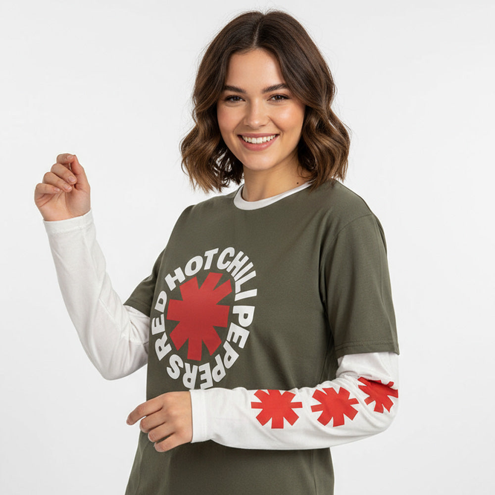 
                  
                    RED HOT CHILI PEPPERS レッドホットチリペッパーズ - Classic Asterisk / アームプリントあり / Tシャツ / メンズ
                  
                