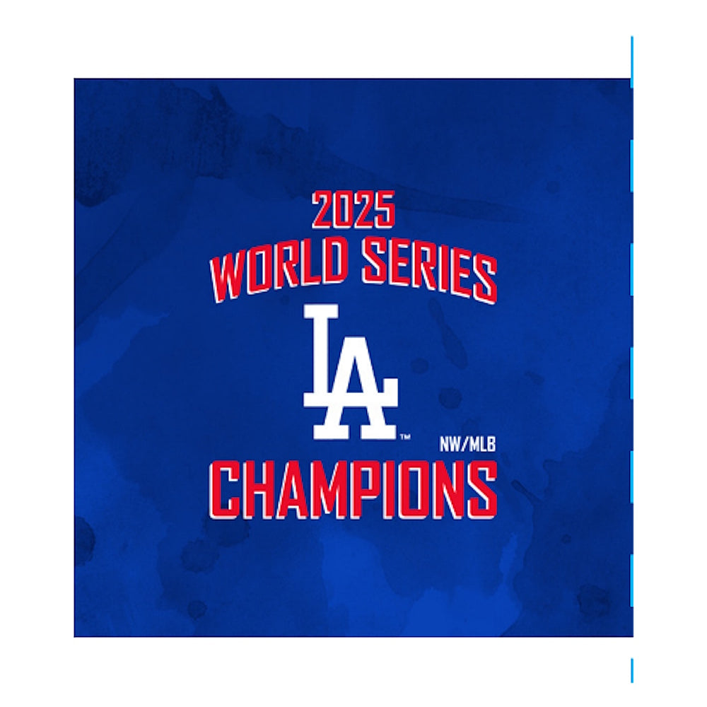 LOS ANGELES DODGERS（MLB） - 2025 ワールドシリーズ優勝記念グッズコレクション / Poly Canvas Pillow / Bush League （45×45cm）