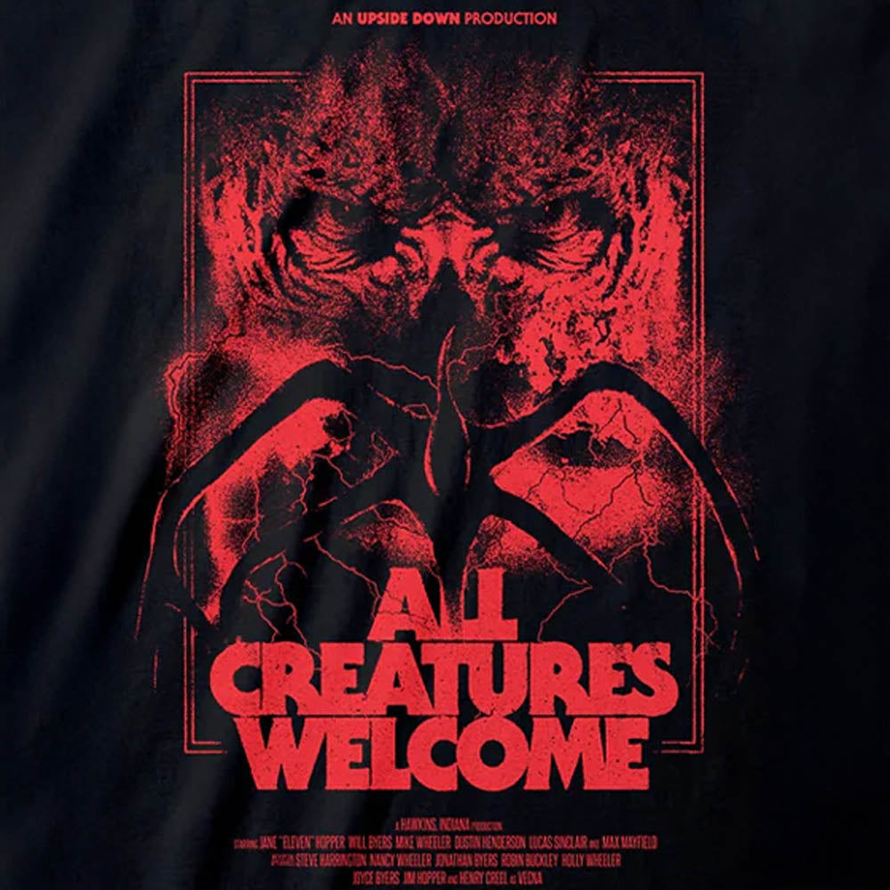 
                  
                    STRANGER THINGS ストレンジャー・シングス (シーズン5 配信 記念 ) - ALL CREATURES WELCOME / Tシャツ / メンズ
                  
                