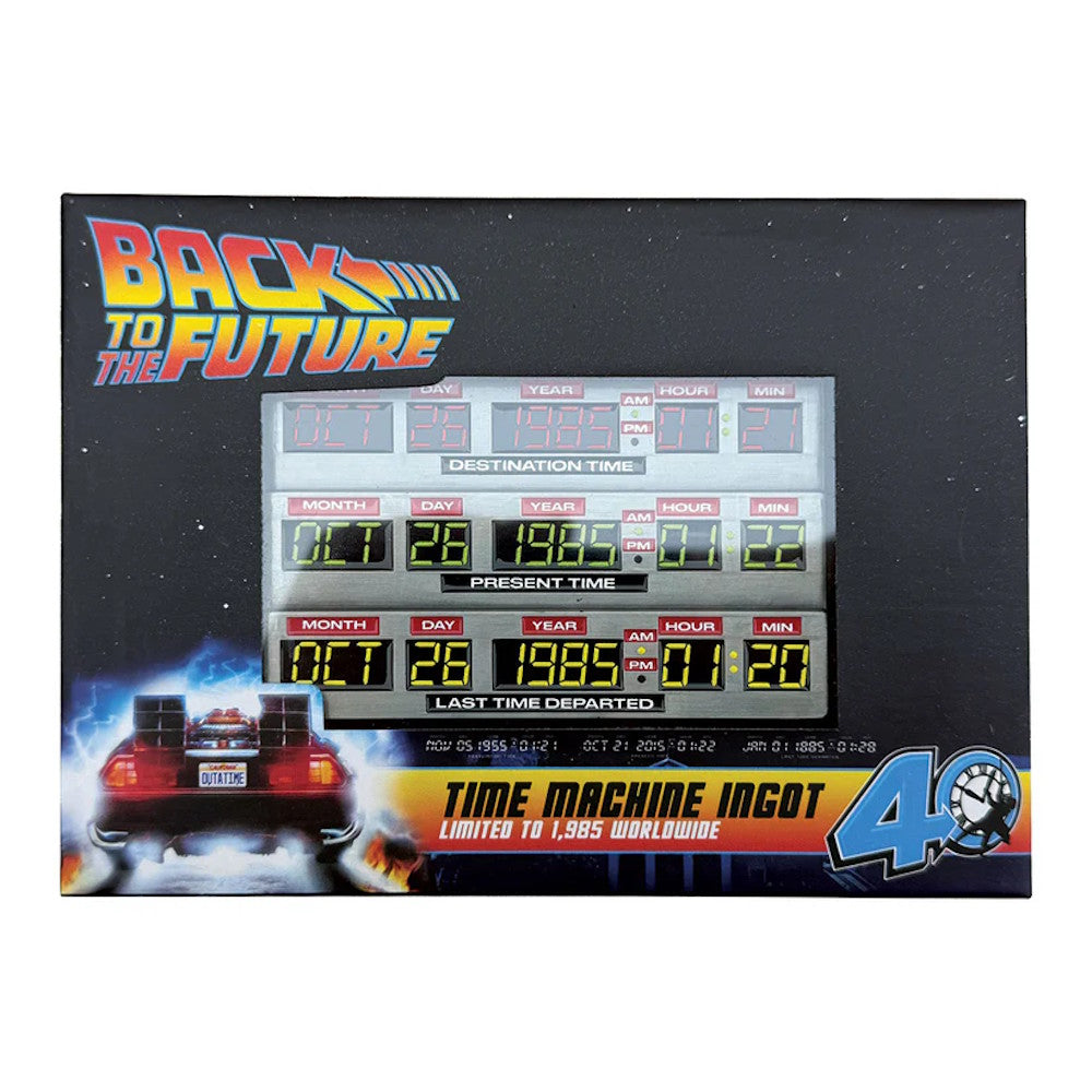 
                  
                    【予約商品】 BACK TO THE FUTURE バックトゥザフューチャー (劇場公開 40周年 ) - 40th Anniversary Time Circuits Ingot / 世界限定1,985個 / インテリア置物
                  
                