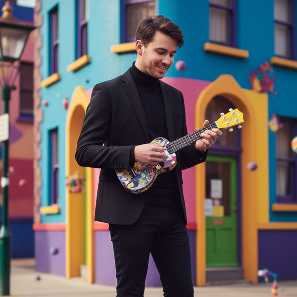 
                  
                    【予約商品】 THE BEATLES ビートルズ (来日 60周年 ) - Yellow Submarine Montage / ウクレレ
                  
                