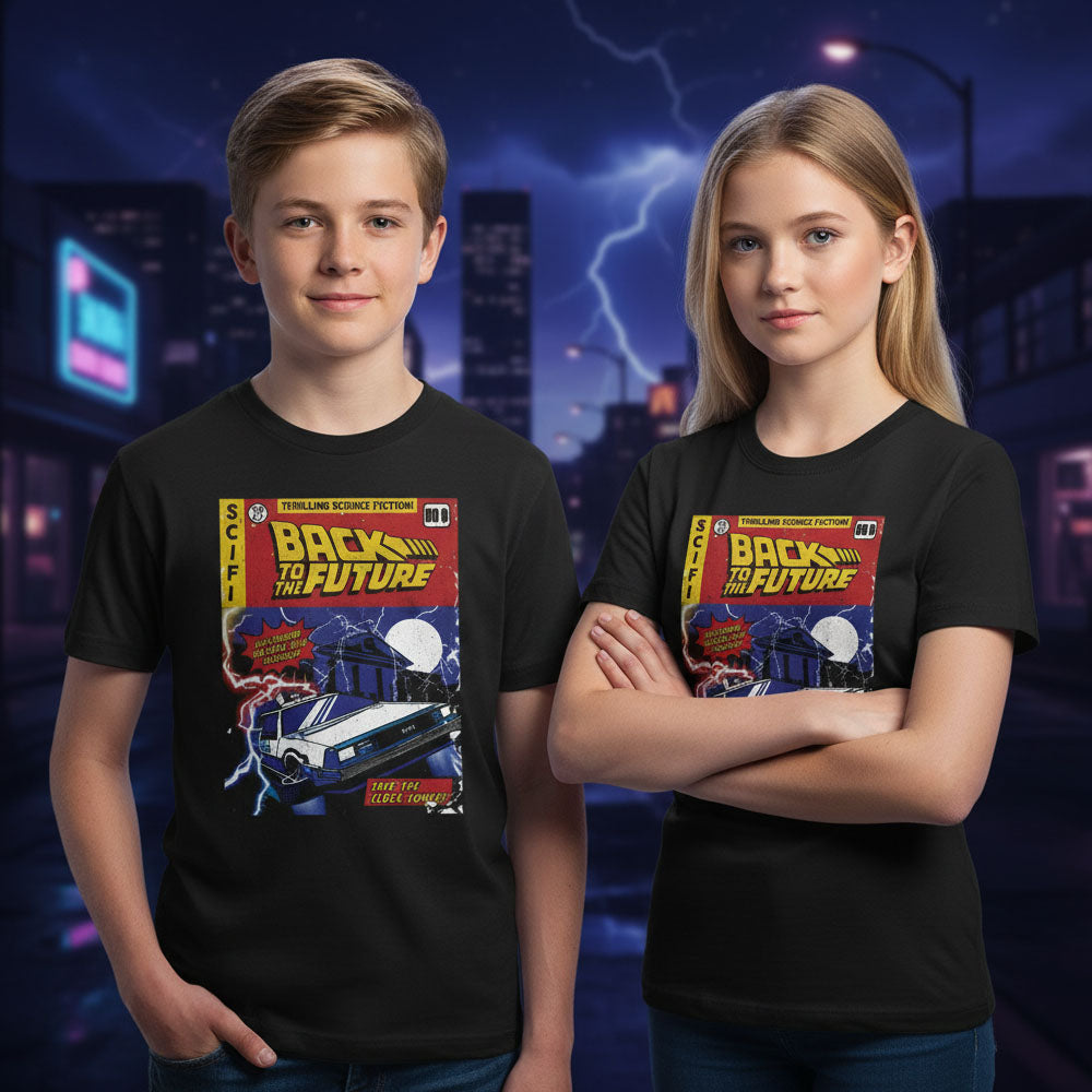 
                  
                    BACK TO THE FUTURE バックトゥザフューチャー - BTTF Comic Cover / Tシャツ / ジュニア
                  
                