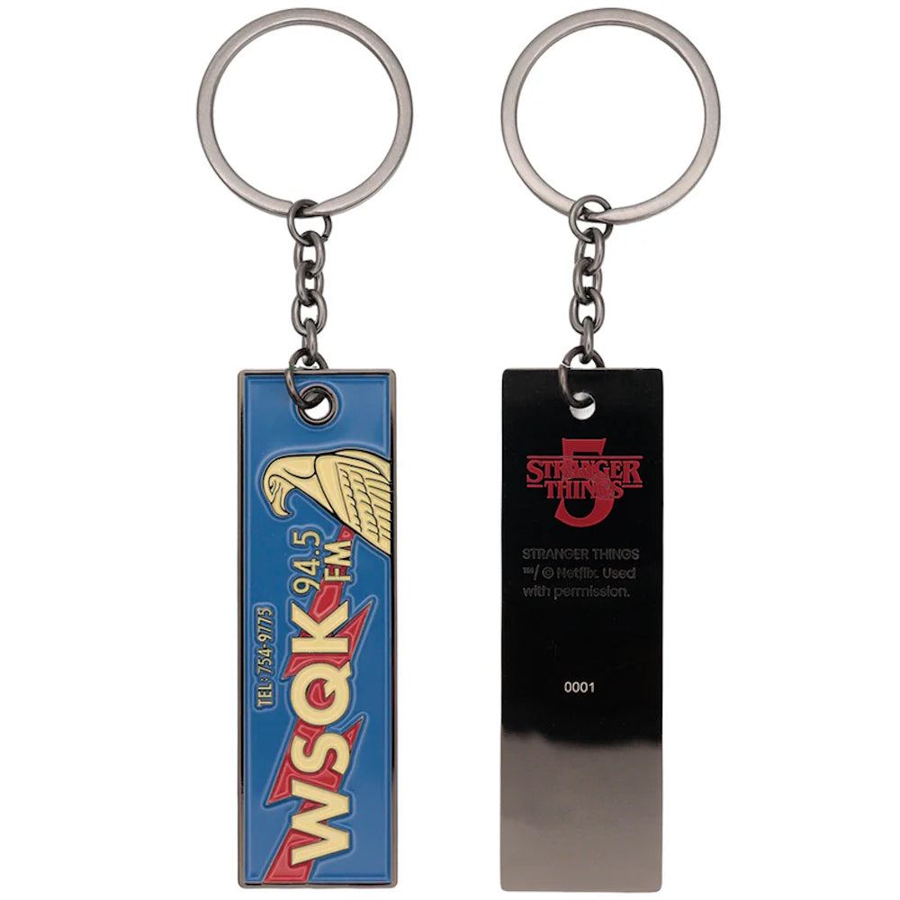 STRANGER THINGS ストレンジャー・シングス - The Squawk WSQK Keyring / 世界限定9,995個 /  Season 5 / キーホルダー