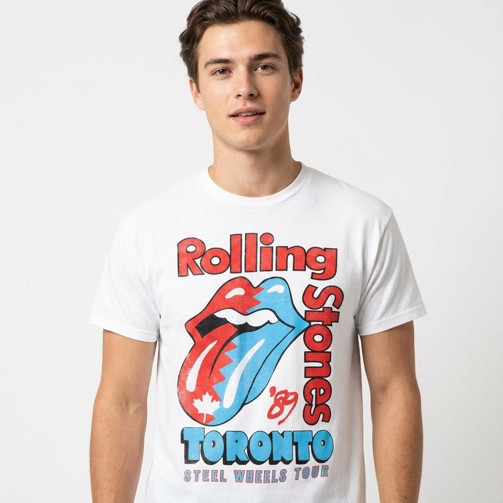 
                  
                    【予約商品】 ROLLING STONES ローリングストーンズ (7月 新譜 記念 ) - Toronto Tour （復刻ツアーTシリーズ） / バックプリントあり / Tシャツ / メンズ
                  
                