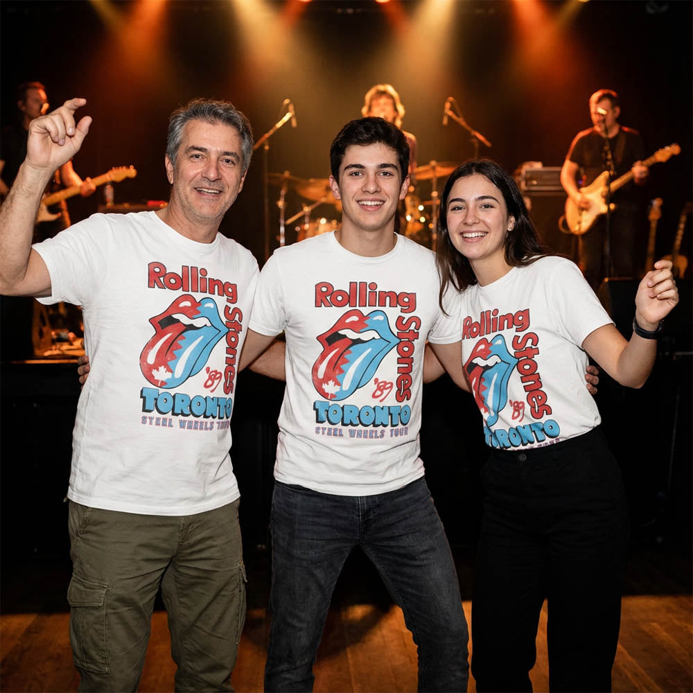 
                  
                    【予約商品】 ROLLING STONES ローリングストーンズ (7月 新譜 記念 ) - Toronto Tour （復刻ツアーTシリーズ） / バックプリントあり / Tシャツ / メンズ
                  
                