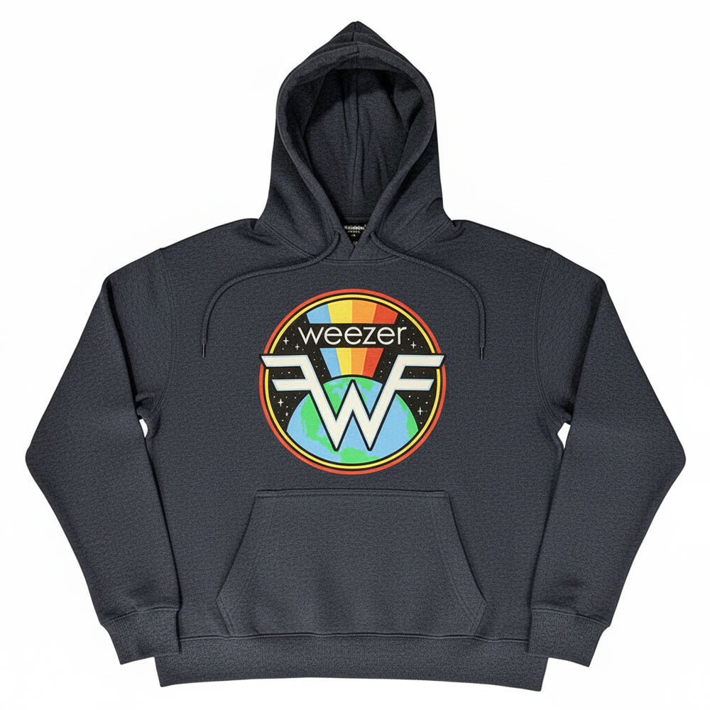 Weezer ジップアップパーカー ネイビー ウィーザー リヴァース・クオモ Weezer ジップアップパーカー ネイビー ウィーザー リヴァース・クオモ