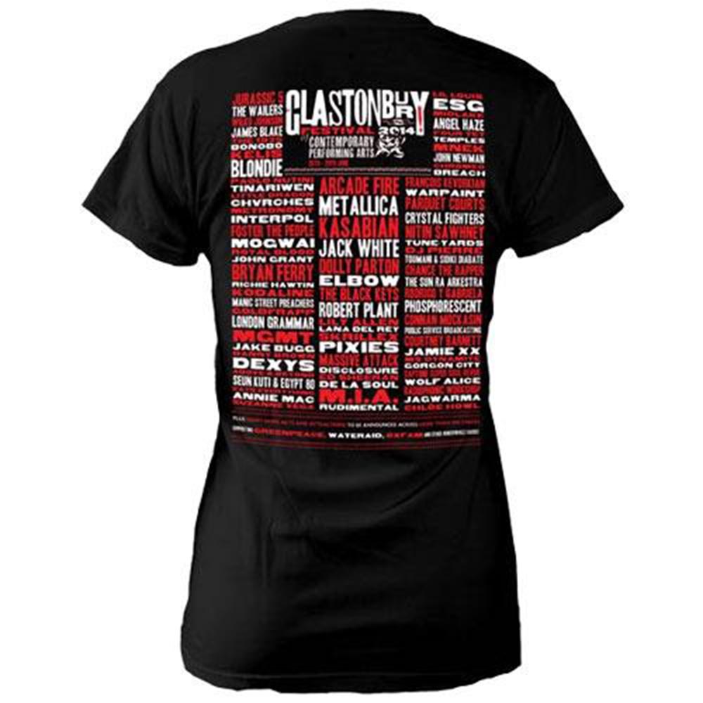 
                  
                    フェス公式Tシャツ GLASTONBURY グラストンベリー (開催 55周年 ) - FESTIVAL 2014 （超レア） / バックプリントあり / ヴィンテージ / Tシャツ / レディース
                  
                