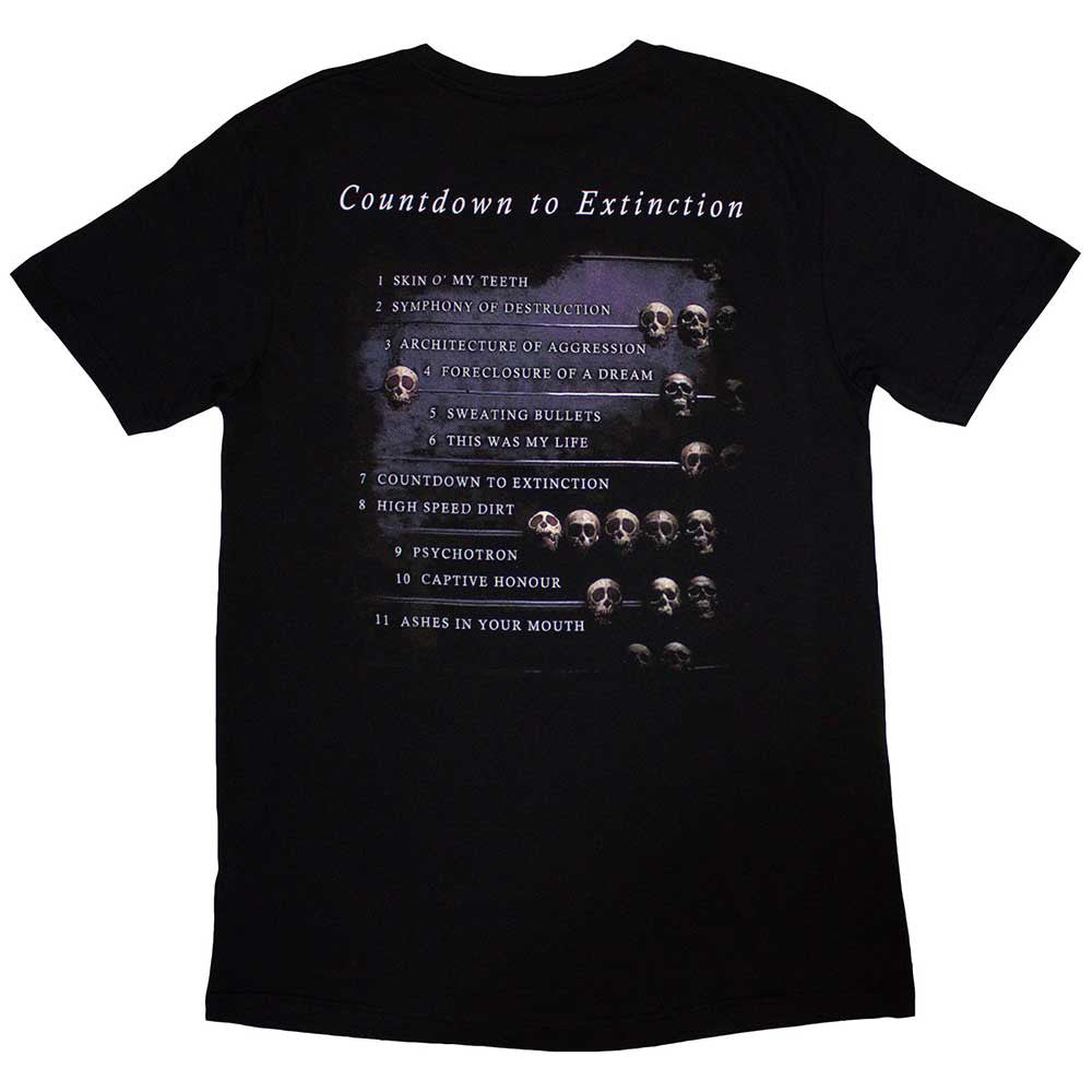 
                  
                    MEGADETH メガデス (2027年 2月 来日 ) - Countdown / バックプリントあり / Tシャツ / メンズ
                  
                