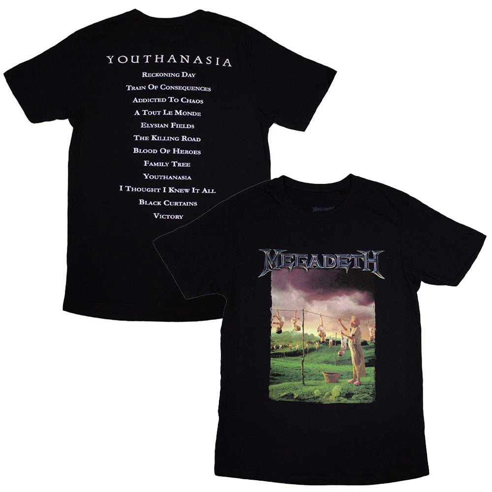 MEGADETH - Youthanasia Tracklist / バックプリントあり