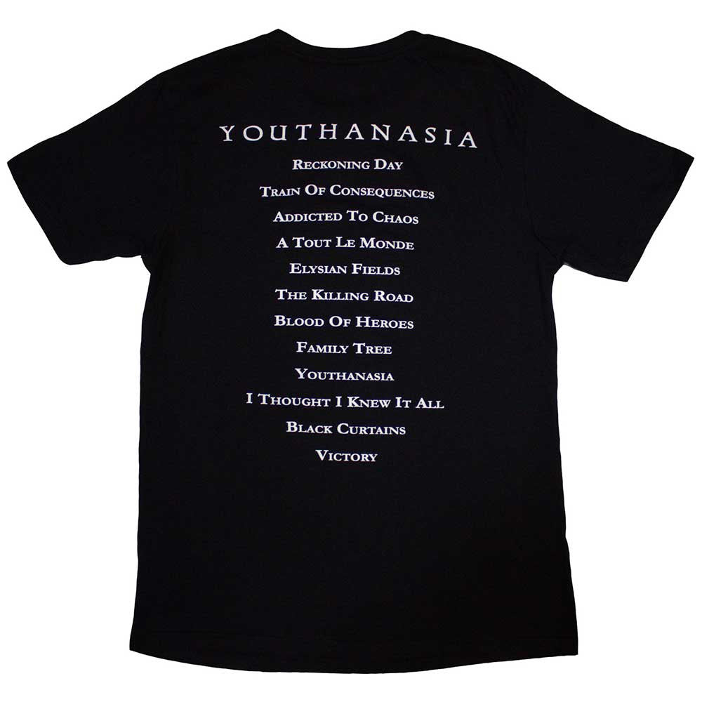 
                  
                    MEGADETH メガデス - Youthanasia Tracklist / バックプリントあり / Tシャツ / メンズ
                  
                
