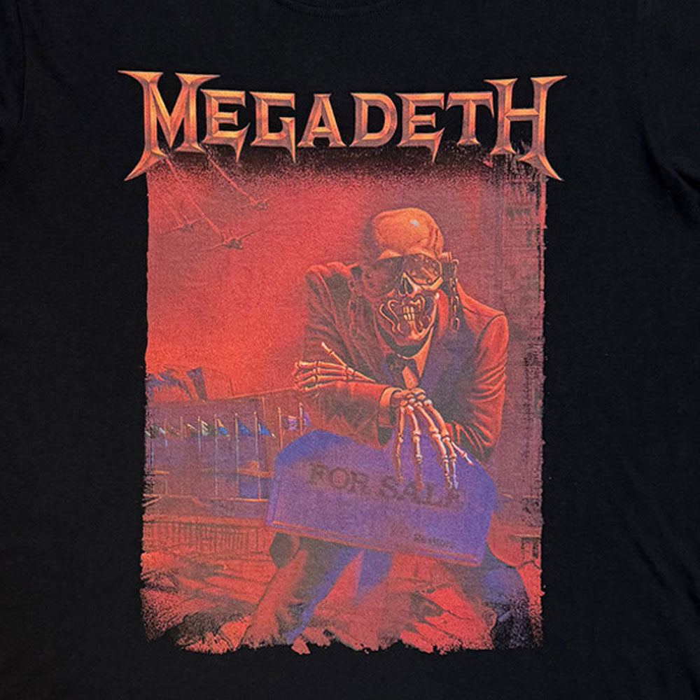 
                  
                    MEGADETH メガデス (2026.1.23 新譜 発売 記念 ) - Peace Sells Album Cover / バックプリントあり / Tシャツ / メンズ
                  
                