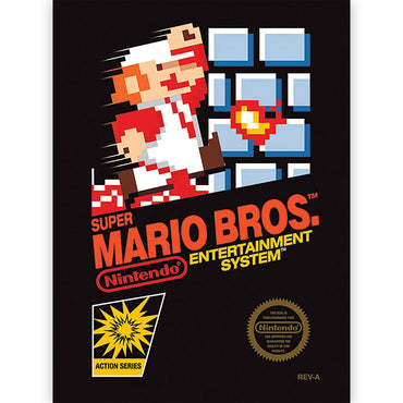 SUPER MARIO - Nes Cover / キャンバス・プリント木枠