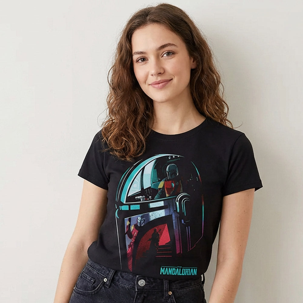 
                  
                    STAR WARS スターウォーズ (マンダロリアン・アンド・グローグー 5月22日 公開 ) - THE MANDALORIAN HELMET REFLECTION / Tシャツ / メンズ
                  
                
