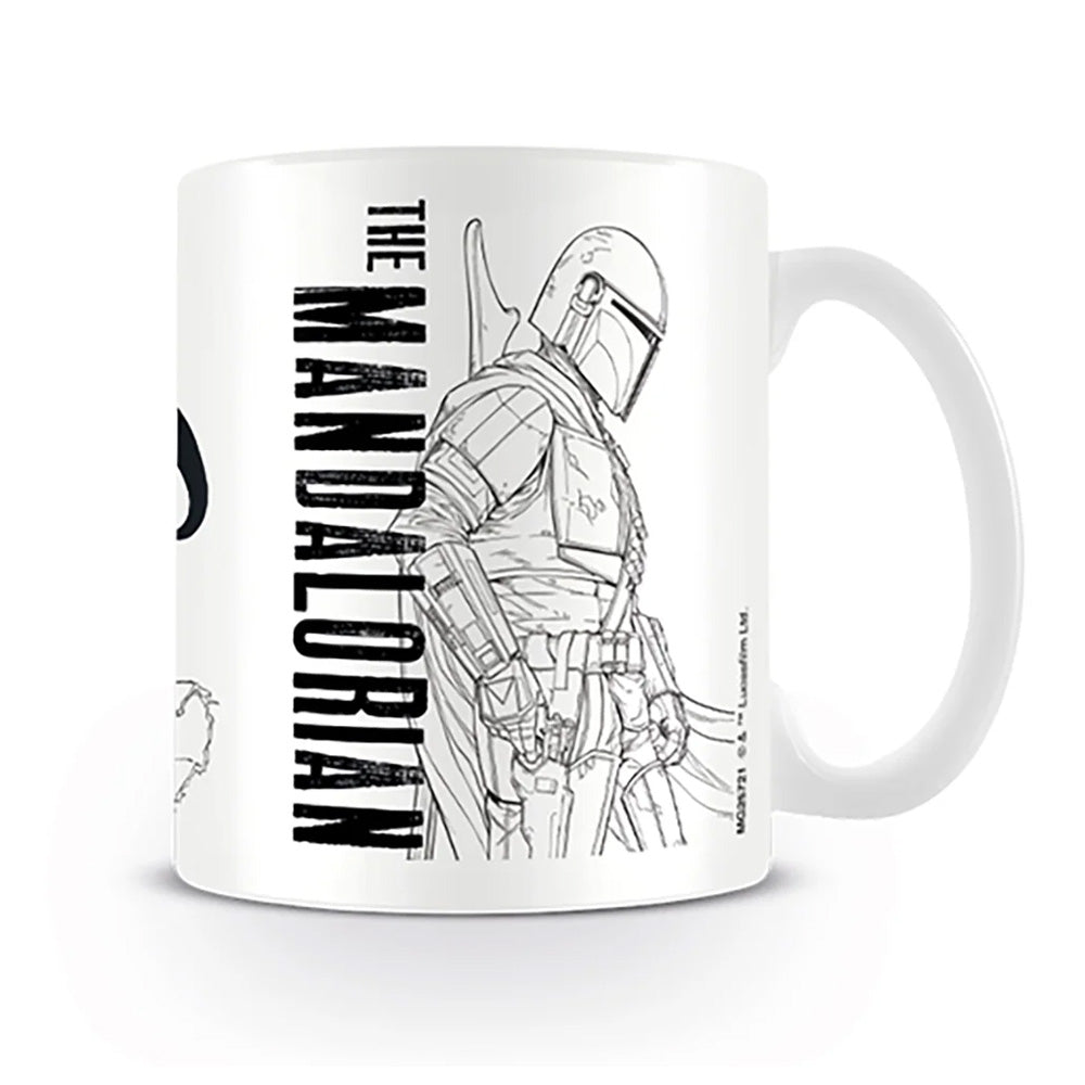 STAR WARS - (マンダロリアン・アンド・グローグー 5月22日 公開 ) - The Mandalorian Line Art