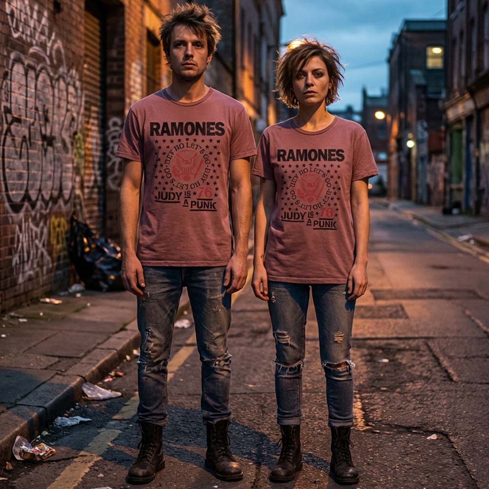 
                  
                    RAMONES ラモーンズ (デビュー 50周年 ) - Hey Ho Judy / Stone Wash / Tシャツ / メンズ
                  
                