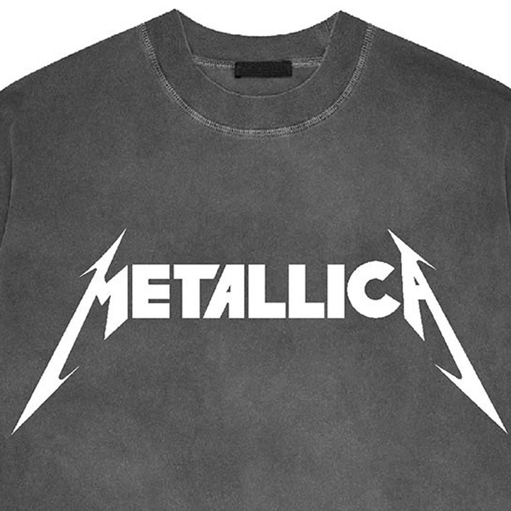 
                  
                    METALLICA メタリカ (結成 45周年 ) - Logo / Stone Wash / Tシャツ / メンズ
                  
                