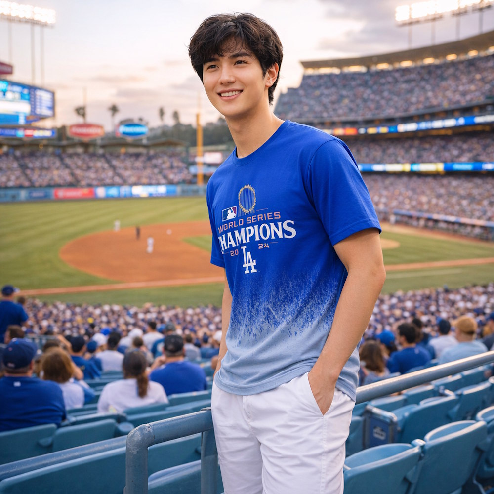 LOS ANGELES DODGERS（MLB） ロサンゼルスドジャース - 2024 World Series Champions / 限定 / Tシャツ / メンズ