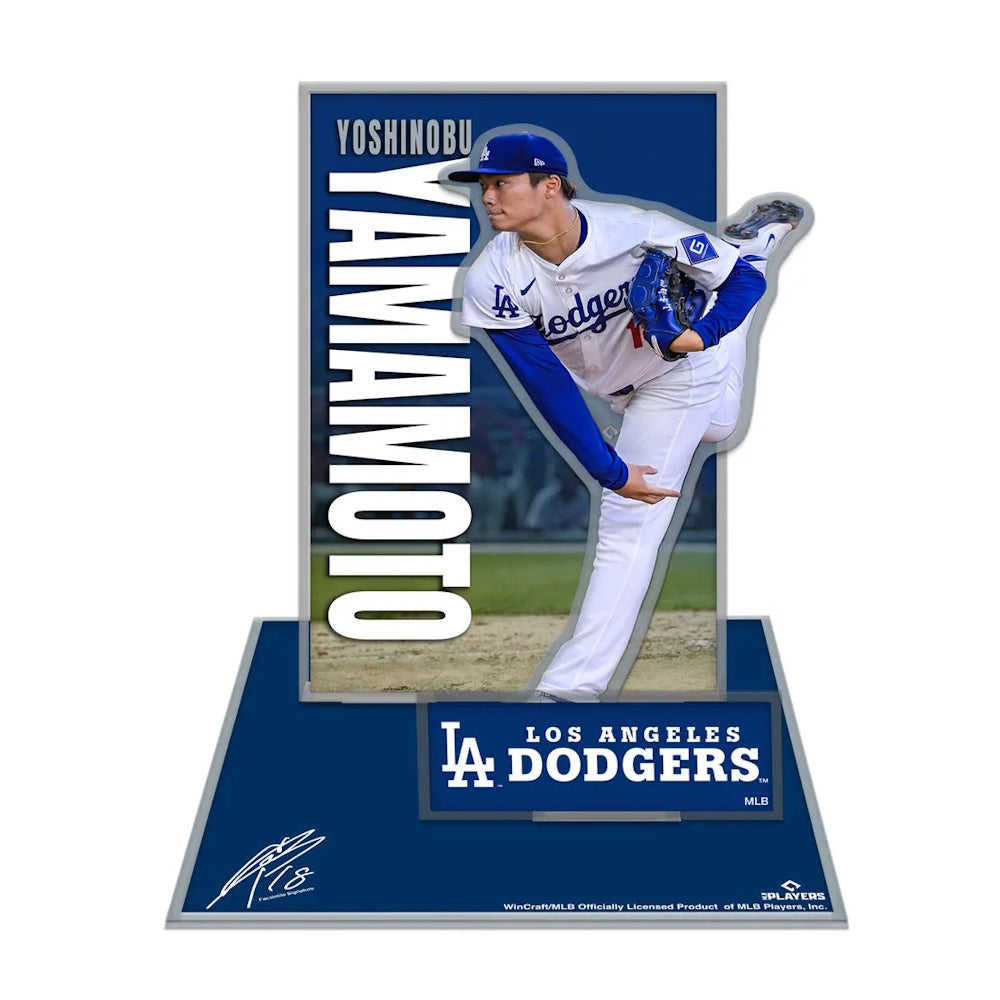 YOSHINOBU YAMAMOTO - Los Angeles Dodgers 3D Collector Stand