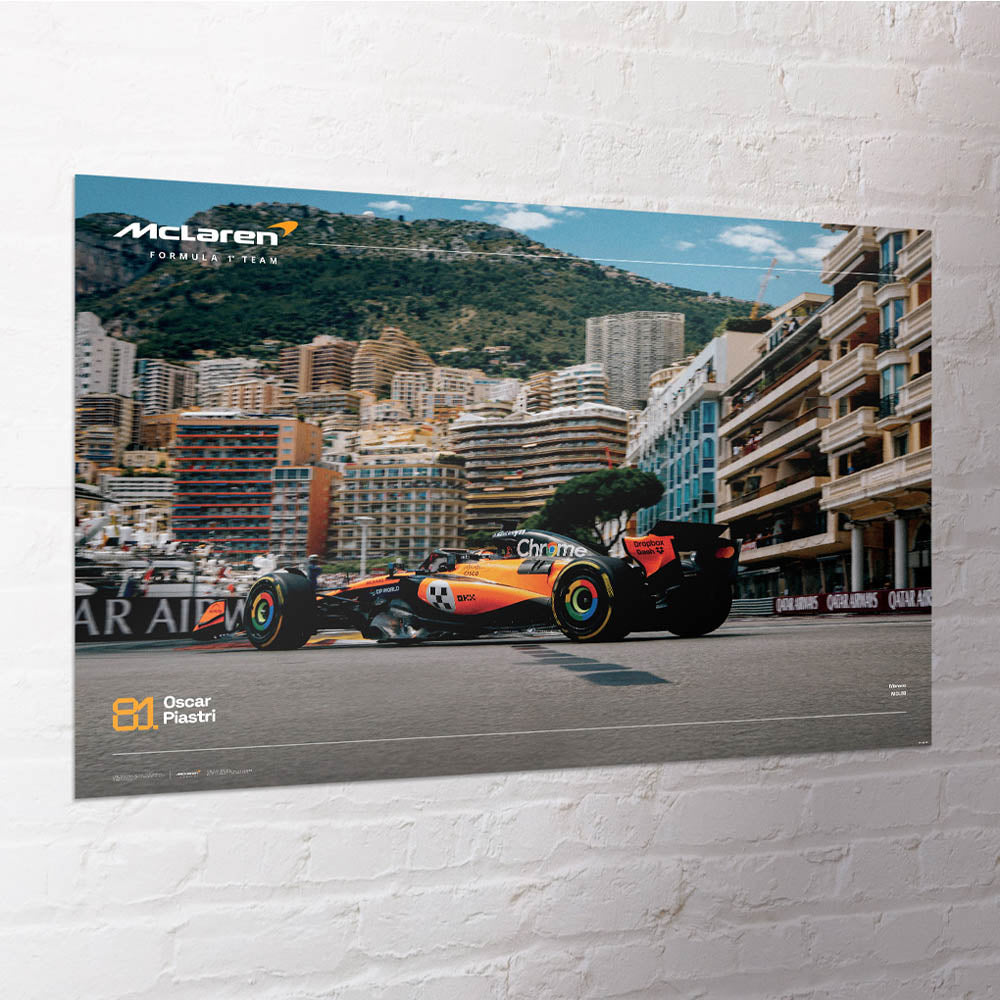 
                  
                    FORMULA ONE（F1） フォーァミュラワン - マクラーレン（McLaren）ピアストリ｜モナコGP / ポスター
                  
                