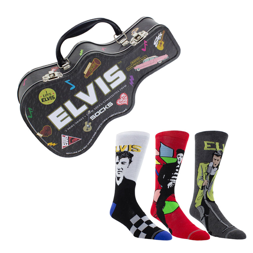 ELVIS PRESLEY - (EPiC 映画 公開 記念 ) - GUITAR TIN SOCK BOX / 3足セット